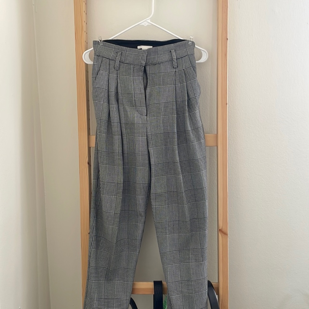 Plaid dress pants